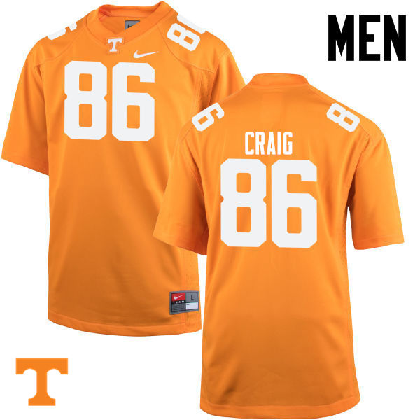 Men #86 Andrew Craig Tennessee Volunteers College Football Jerseys-Orange - Click Image to Close